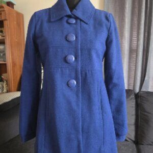 Paper Tee Wool/Poly Blue Coat M